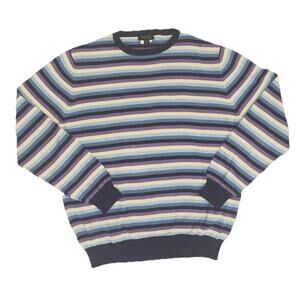 Barney’s New York Men’s Striped Cotton Sweater Size XL